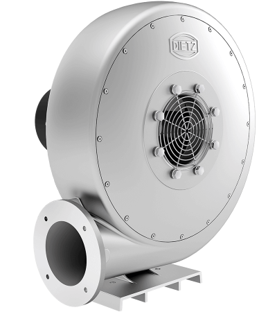 Hochdruck-Radialventilator für externen Frequenzumrichter